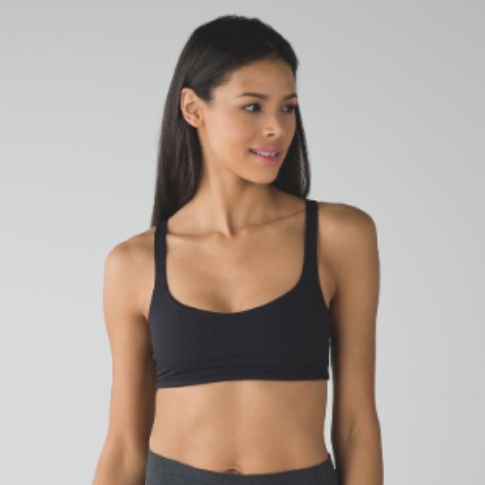 Lululemon Free To Be Bra - Black (Size 6)